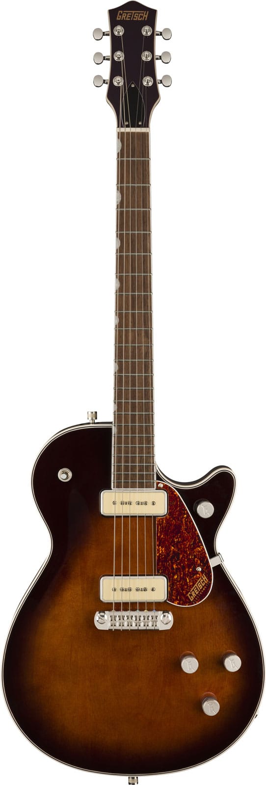 GRETSCH GUITARS G5210-P90 ELECTROMATIC JET TWO 90 SINGLE-CUT WITH WRAPAROUND IL SINGLE BARREL BURST