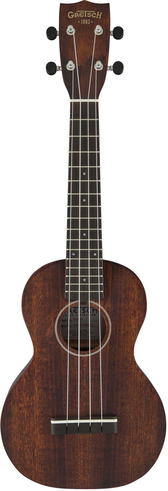 GRETSCH GUITARS G9110 CONCERT STANDARD UKULELE WITH GIG BAG OVKGL, VINTAGE MAHOGANY STAIN