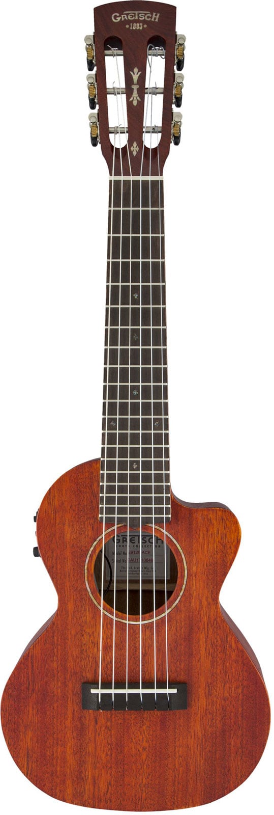 GRETSCH GUITARS G9126 A.C.E. GUITAR-UKULELE, ACOUSTIC-CUTAWAY-ELECTRIC WITH GIG BAG OVKGL, FISHMAN KULA PICKUP, HONE