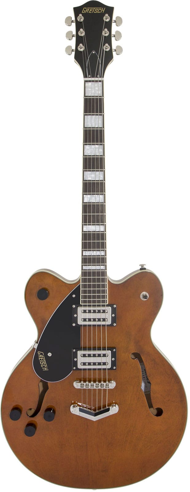 GRETSCH GUITARS G2622LH STREAMLINER CENTER BLOCK WITH V-STOPTAIL, LHED LRL, BROAD'TRON BT-2S PICKUPS, SINGLE BARREL