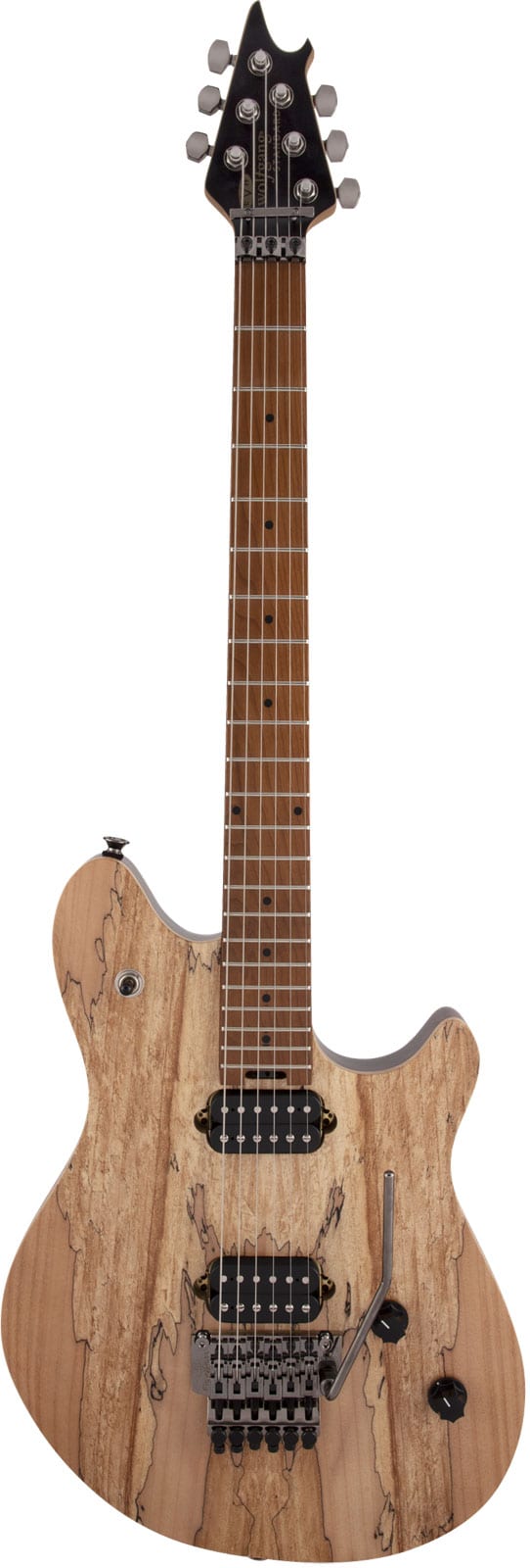 EVH WOLFGANG WG STANDARD EXOTIC SPALTED MAPLE MN, NATURAL
