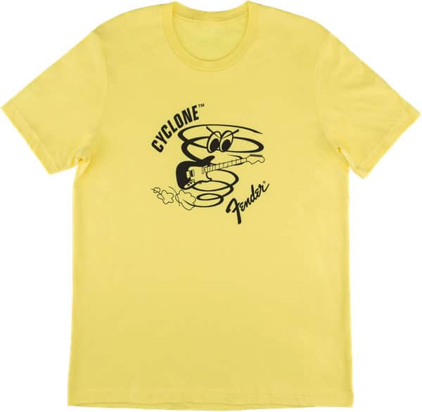 FENDER FENDER CYCLONE T-SHIRT, YELLOW, XL