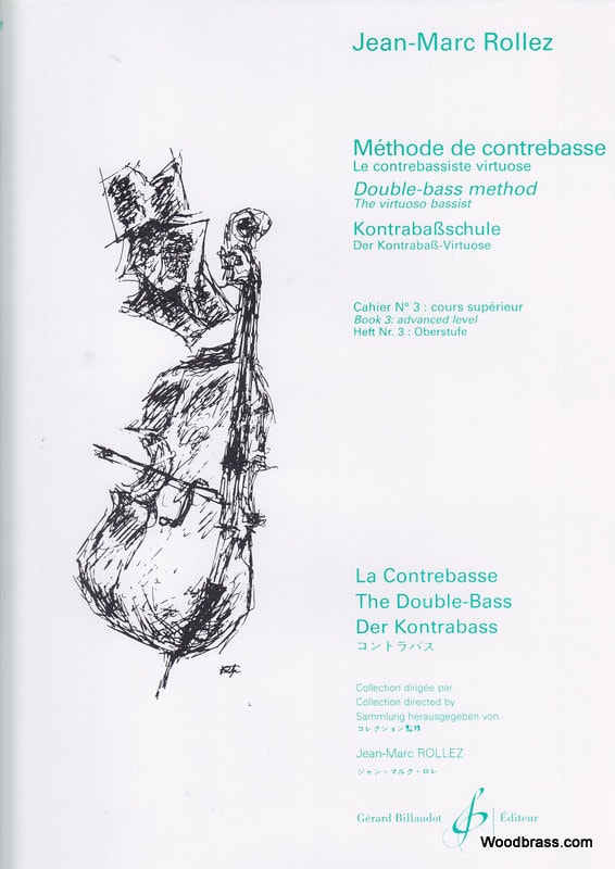 BILLAUDOT ROLLEZ JEAN-MARC - METHODE DE CONTREBASSE VOL.3