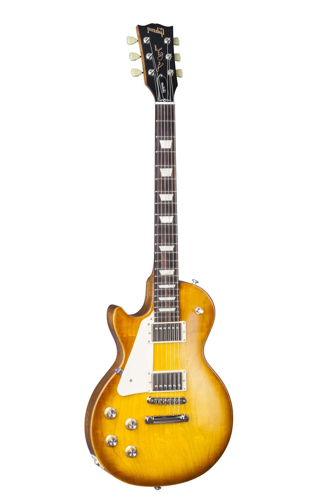 GIBSON USA LEFT HANDED LES PAUL TRIBUTE T 2017 FADED HONEY BURST - GEBRAUCHTES