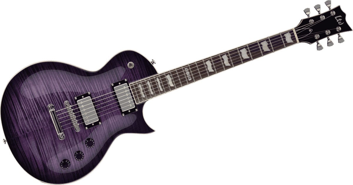 LTD GUITARS EC256-STPSB SEE THRU PURPLE SUNBURST