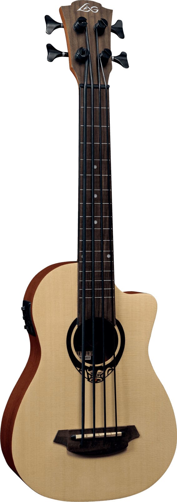 LAG TIKI TKB150CE MINI BASSE-UKULELE CTW