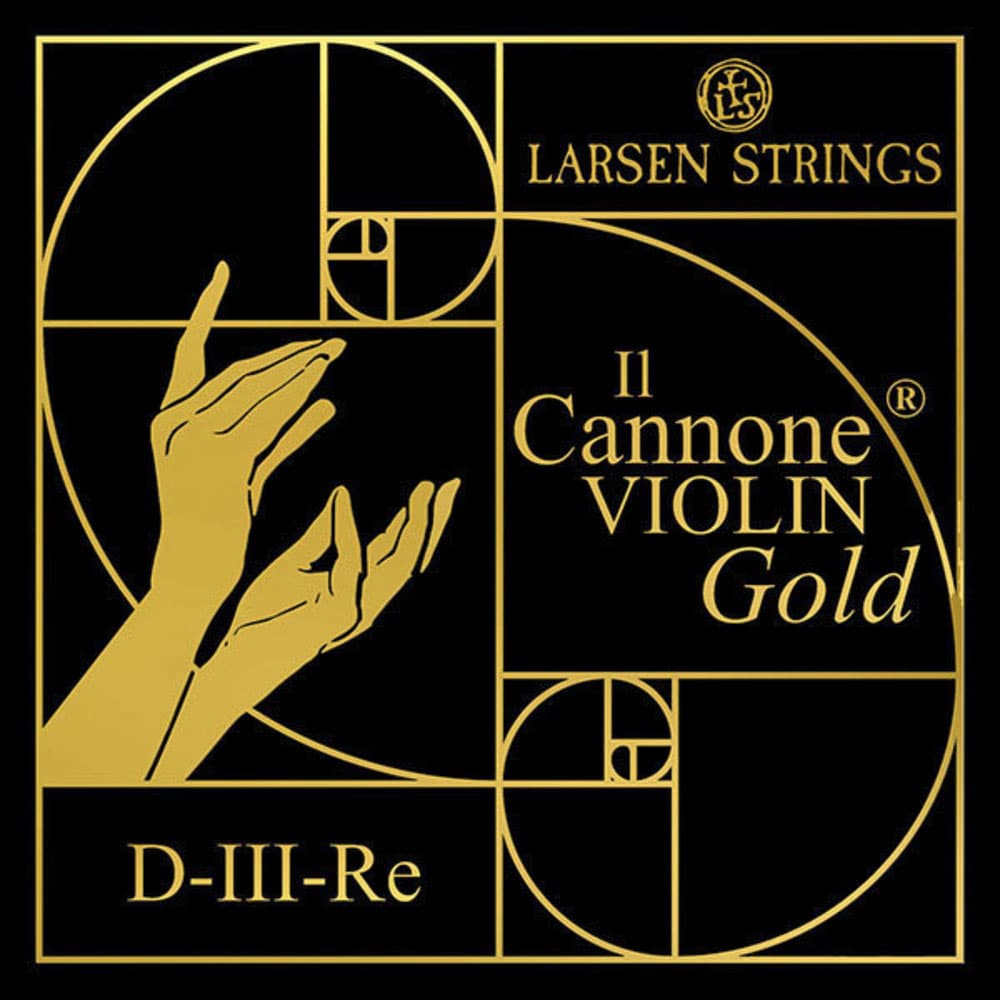 LARSEN STRINGS IL CANNONE GOLD 4/4 D
