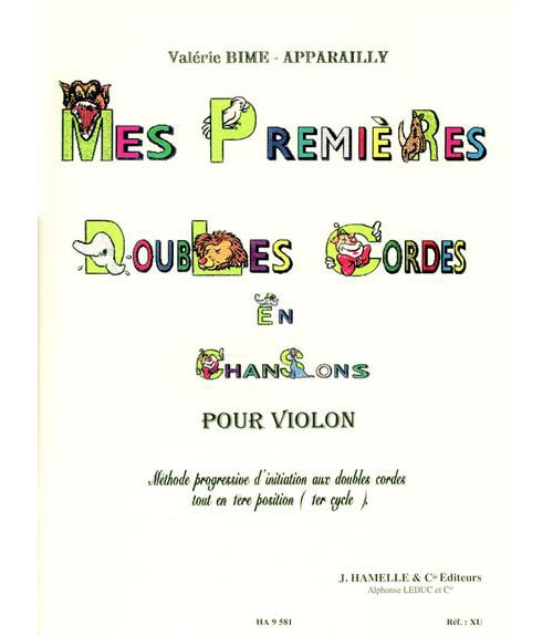 HORTENSIA BIME-APPAREILLY VALERIE - MES PREMIERES DOUBLES CORDES - VIOLON