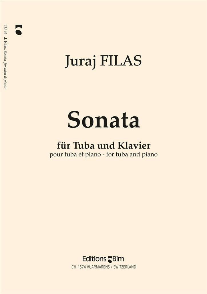 BIM FILAS JURAJ - SONATE - TUBA & PIANO