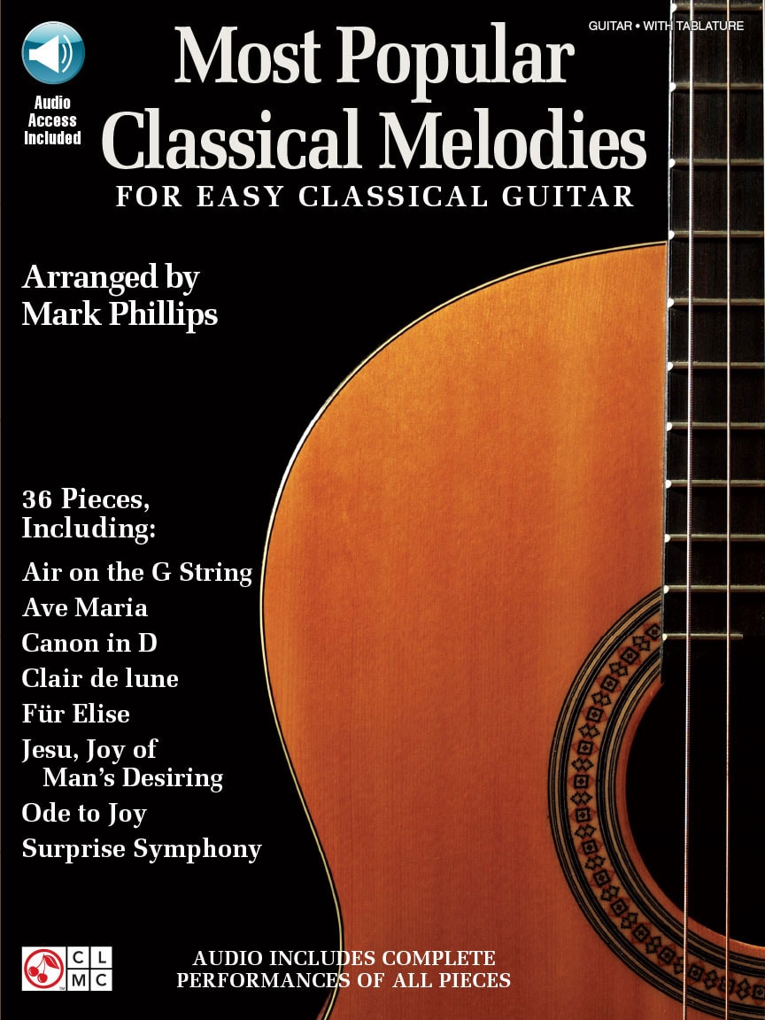 HAL LEONARD MOST POPULAR CLASSCAL MELODIES + AUDIO TRACKS - CLASSICAL GUITAR