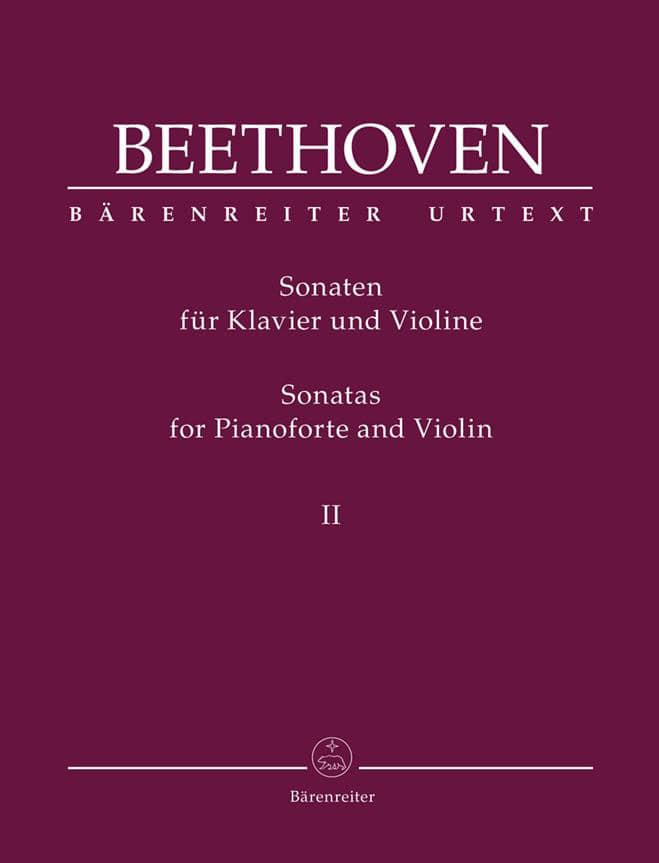 BARENREITER BEETHOVEN - SONATES POUR PIANO FORTE ET VIOLON OP. 30