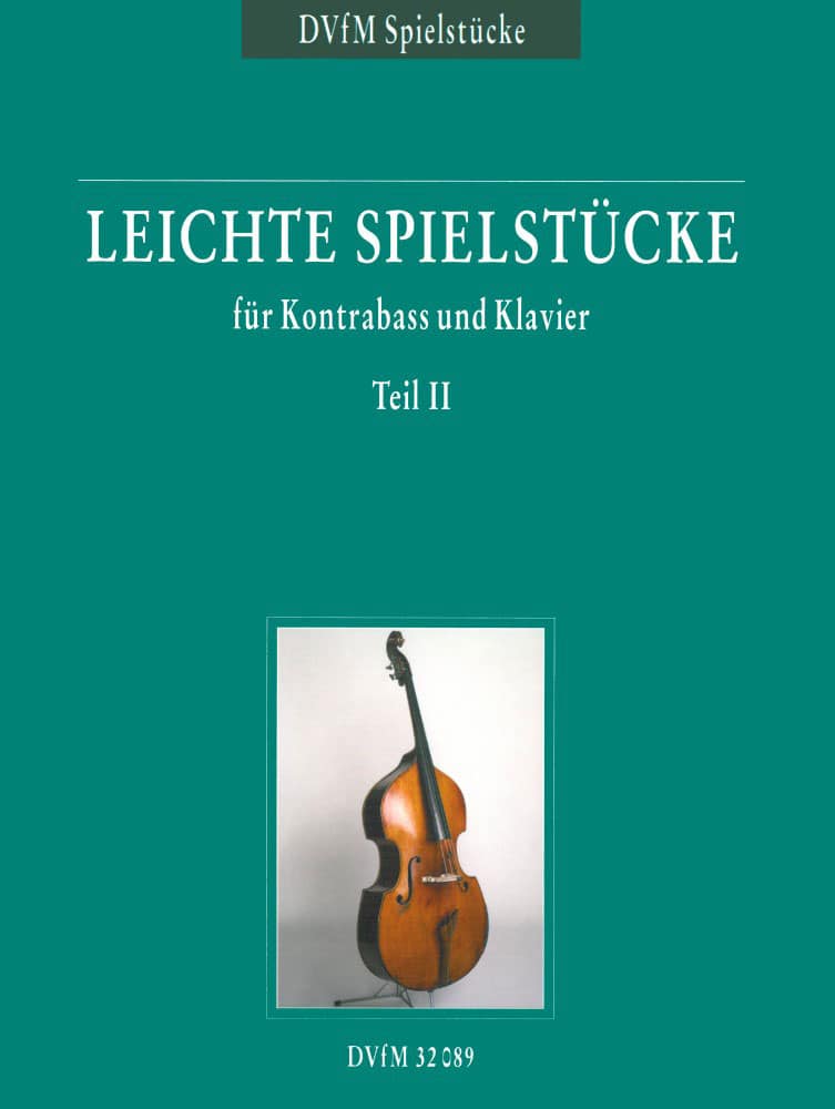 EDITION BREITKOPF LEICHTE SPIELSTUCKE 2 - DOUBLE BASS AND PIANO