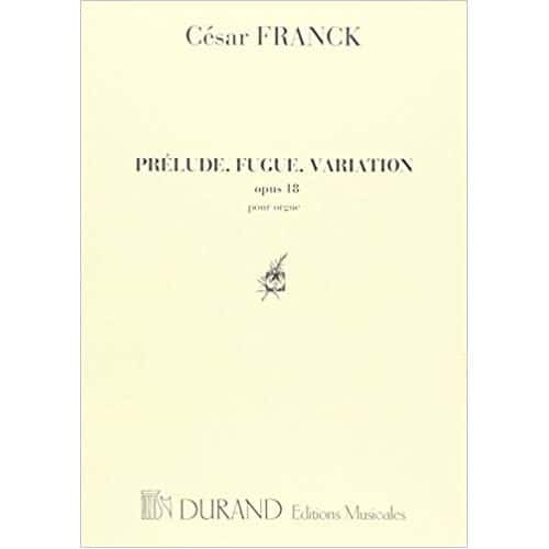 DURAND FRANCK C. - PRELUDE FUGUE ET VARIATION - ORGUE