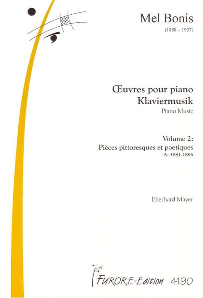 FURORE MEL BONIS - VOL.2, PIECES PITTORESQUES ET POETIQUES A - PIANO 