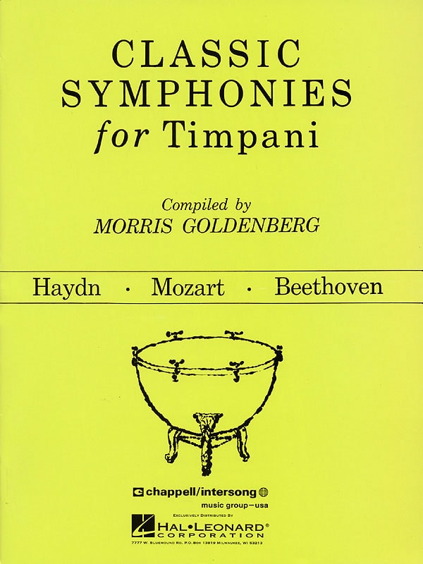 HAL LEONARD MORRIS GOLDENBERG - CLASSIC SYMPHONIES FOR TIMPANI