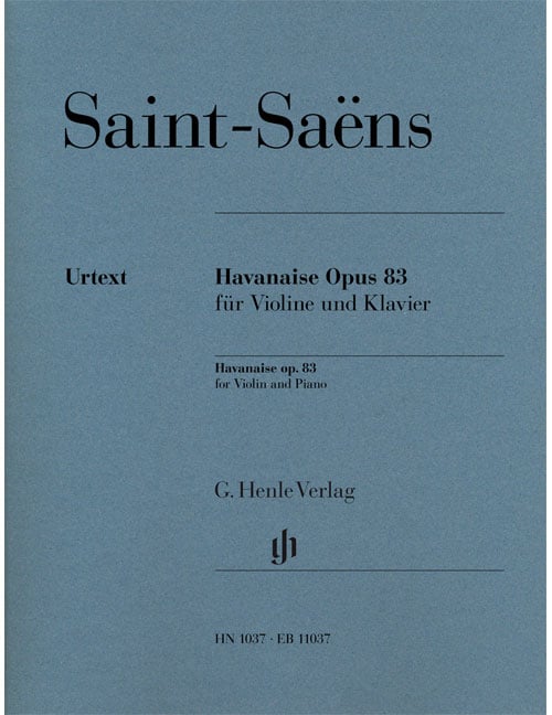 EDITION BREITKOPF SAINT-SAENS C. - HAVANAISE IN E MAJOR OP.83 - VIOLON & PIANO