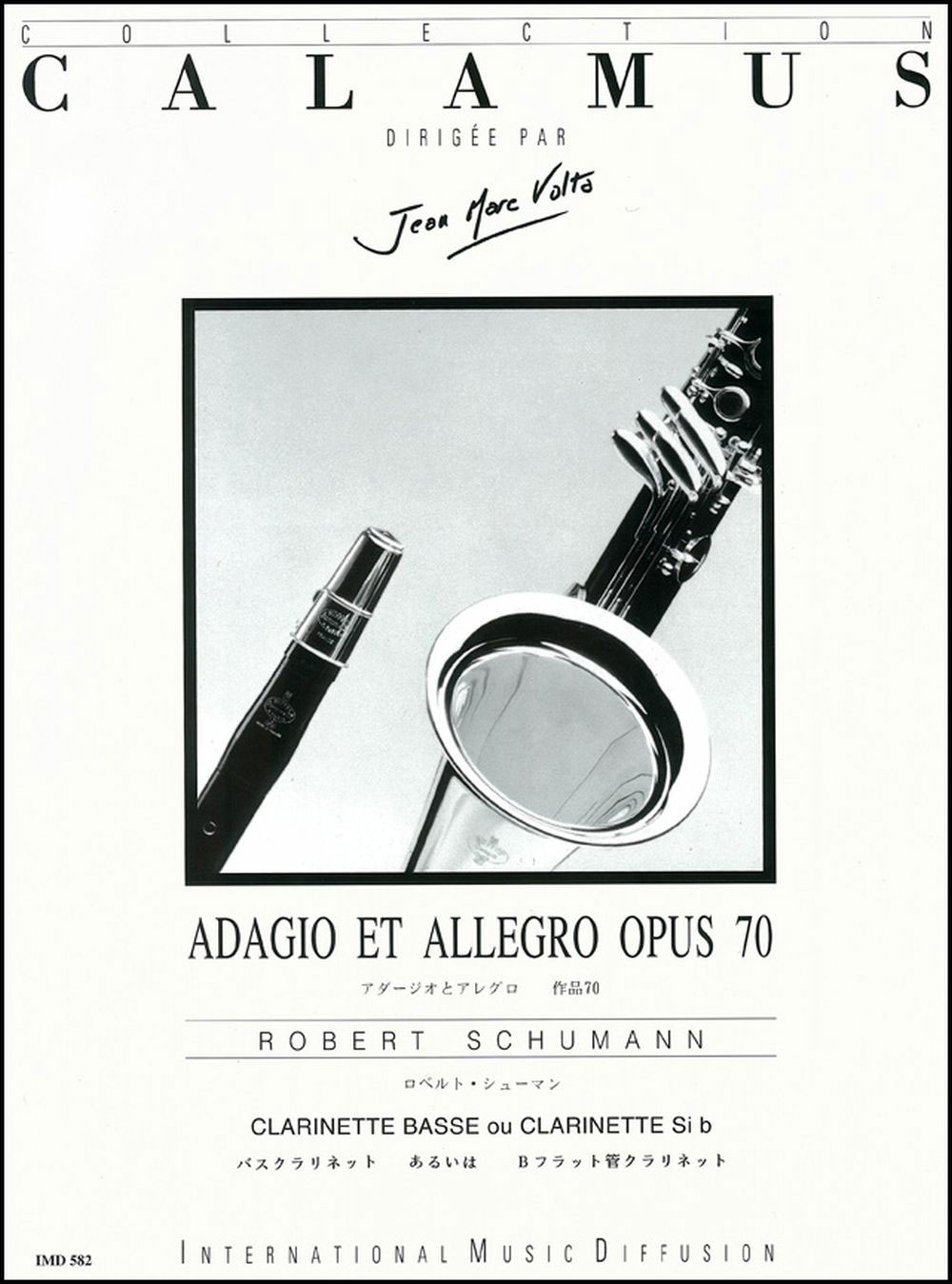 IMD ARPEGES SCHUMANN ROBERT - ADAGIO ET ALLEGRO OP.70 - CLARINETTE BASSE & PIANO