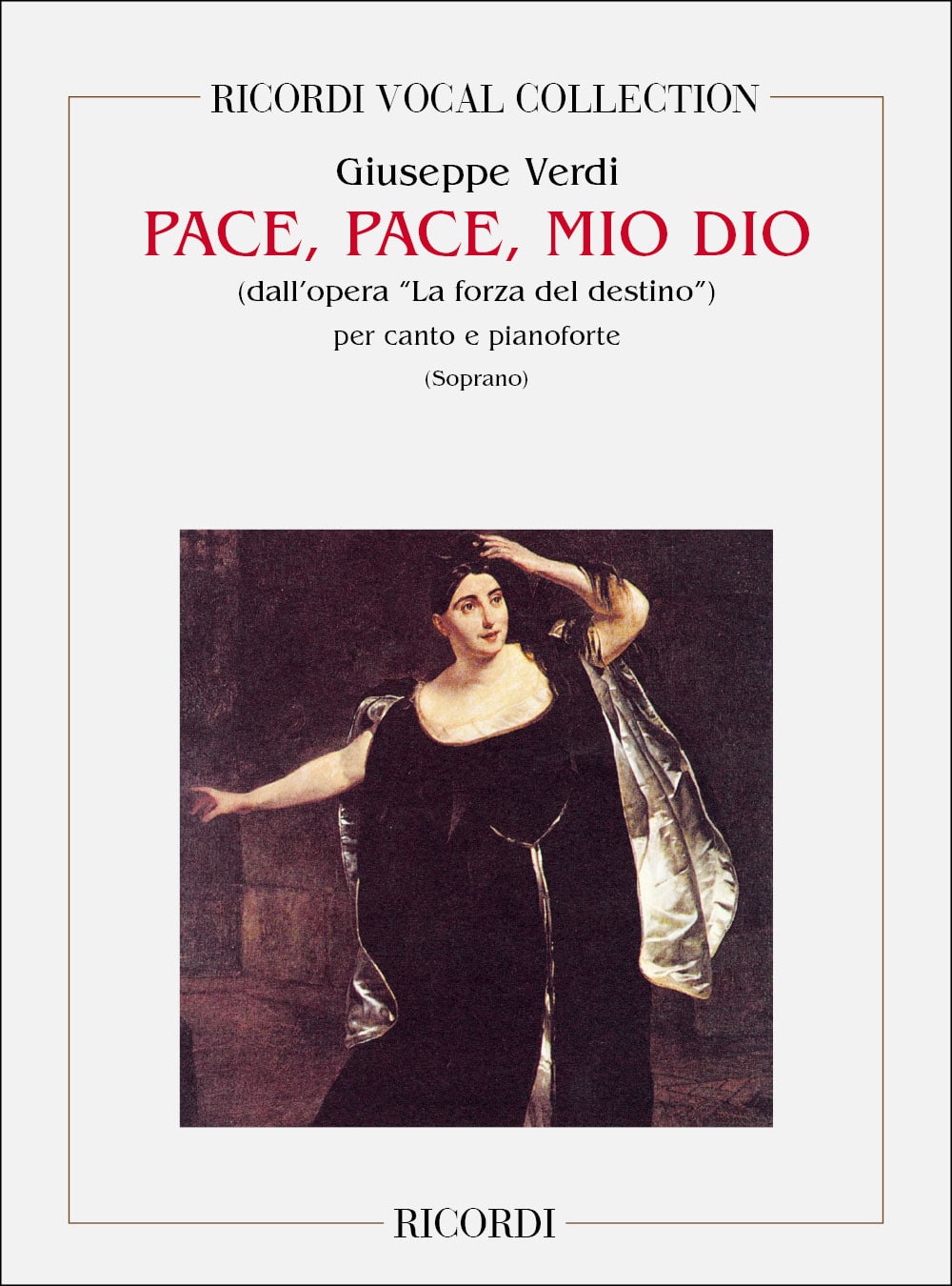 RICORDI VERDI G. - PACE PACE MIO DIO - CHANT ET PIANO