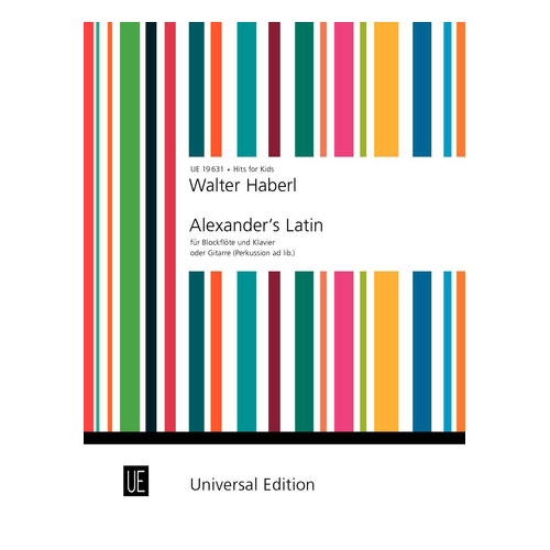 UNIVERSAL EDITION HABERL WALTER - ANDREA'S SWING TUNE - RECORDER AND PIANO (GUITAR), PERCUSSION AD. LIB.