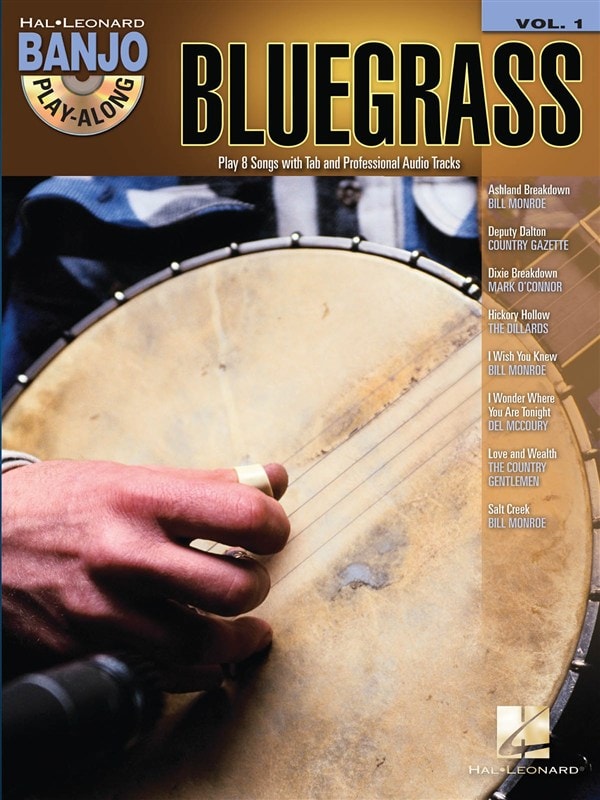 HAL LEONARD BANJO PLAY ALONG VOLUME 1 BLUEGRASS + CD - BANJO TAB