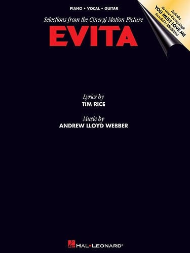 HAL LEONARD EVITA SELECTIONS FROM MOTION PICTURE - PVG