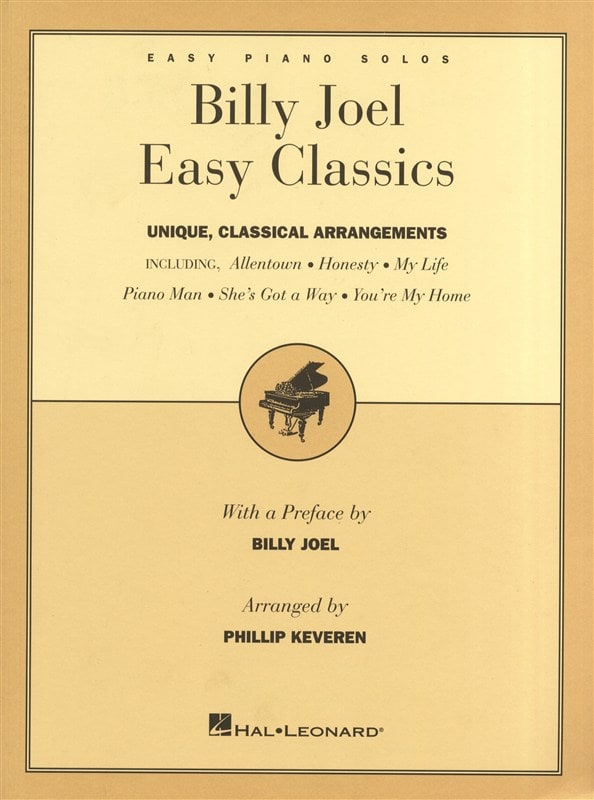HAL LEONARD JOEL BILLY EASY CLASSICS EASY - PIANO SOLO