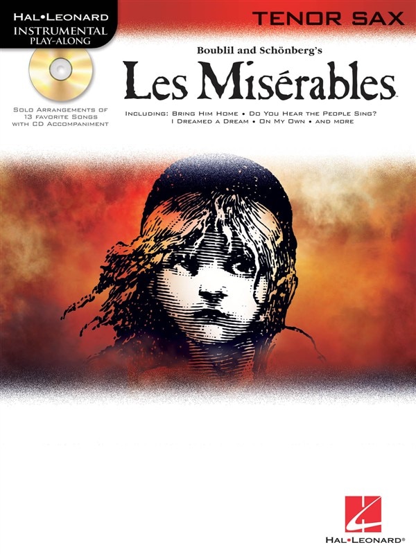 HAL LEONARD INSTRUMENTAL PLAY-ALONG - LES MISERABLES + CD - SAXOPHONE