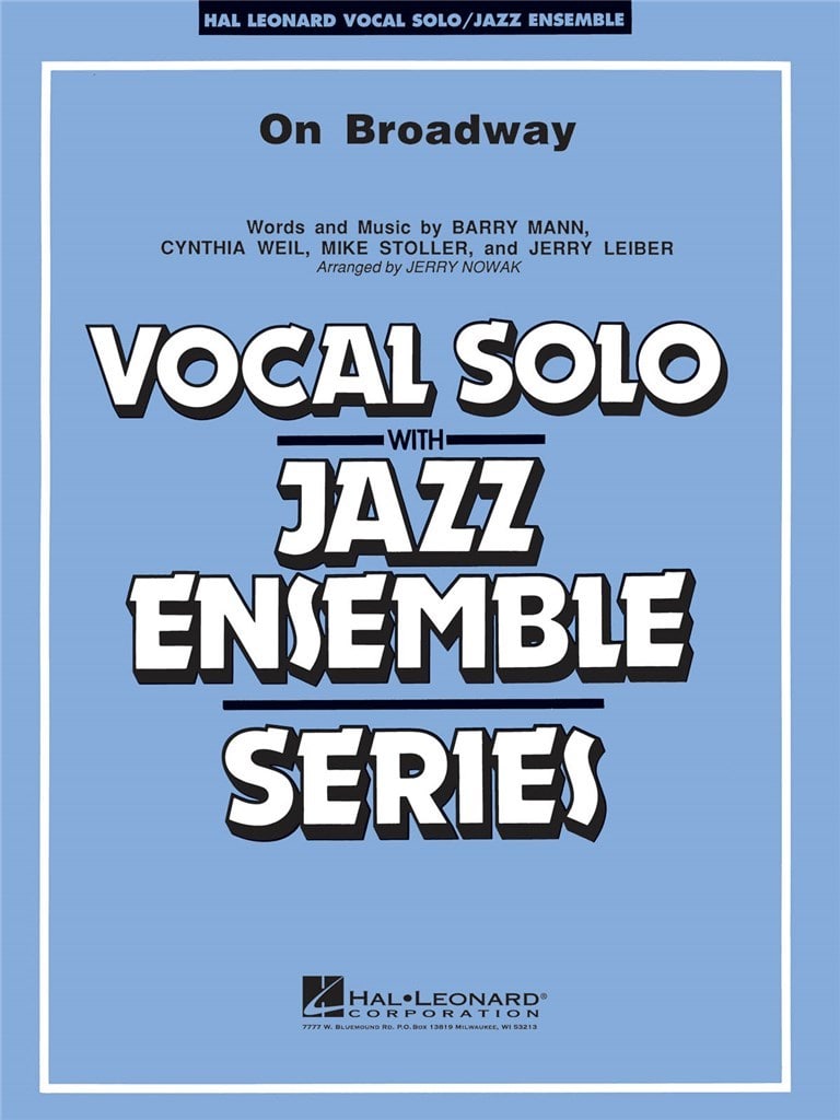 HAL LEONARD ON BROADWAY - VOCAL SOLO / JAZZ ENSEMBLE SERIES 