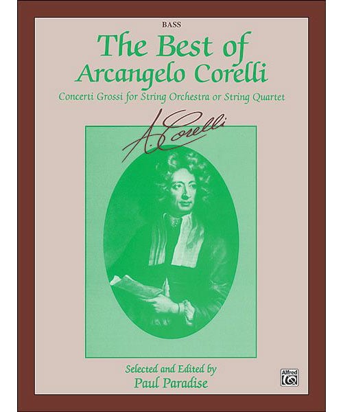 ALFRED PUBLISHING BEST OF CORELLI - DOUBLE BASS