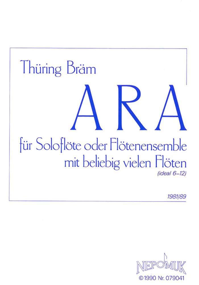 EDITION BREITKOPF BRAM THURING - ARA - FLUTE