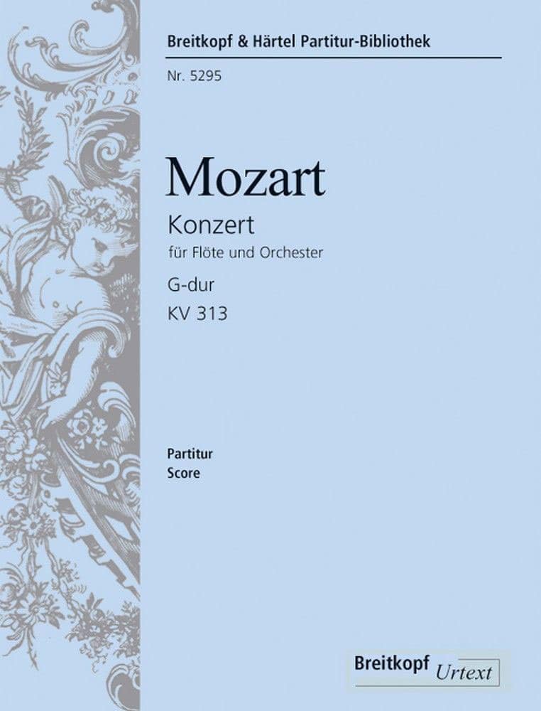 EDITION BREITKOPF MOZART WOLFGANG AMADEUS - FLÖTENKONZERT G-DUR KV 313 - FLUTE-SOLO, ORCHESTRA