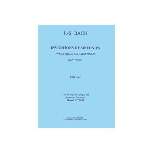 COMBRE BACH JOHANN SEBASTIAN - INVENTIONS ET SINFONIES BWV772 - 801 - PIANO