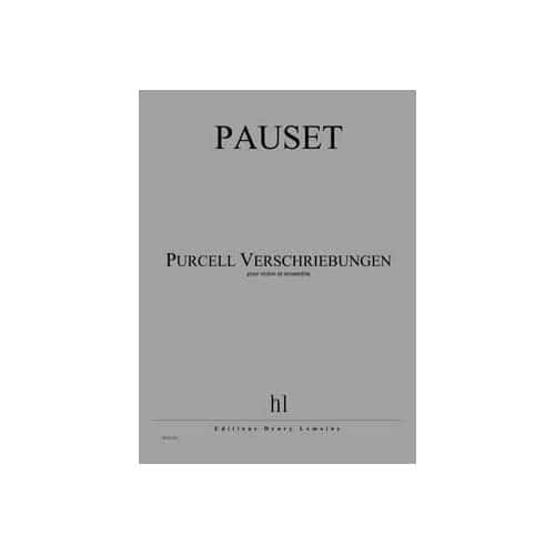 LEMOINE PAUSET BRICE - PURCELL VERSCHRIEBUNGEN - CONDUCTEUR