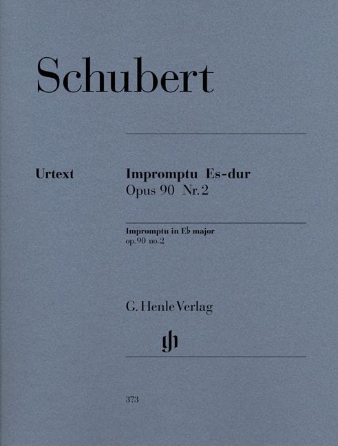 HENLE VERLAG SCHUBERT F. - IMPROMPTU E FLAT MAJOR OP. 90,2 D 899