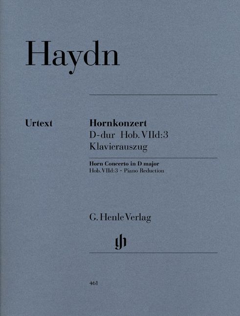 HENLE VERLAG HAYDN J. - CONCERTO FOR HORN AND ORCHESTRA D MAJOR HOB. VIID:3