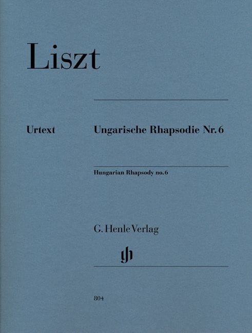 HENLE VERLAG LISZT F. - HUNGARIAN RHAPSODY NO. 6 - PIANO