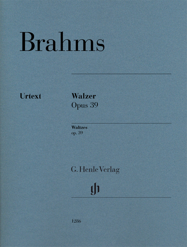 HENLE VERLAG BRAHMS J. - WALTZES OP. 39