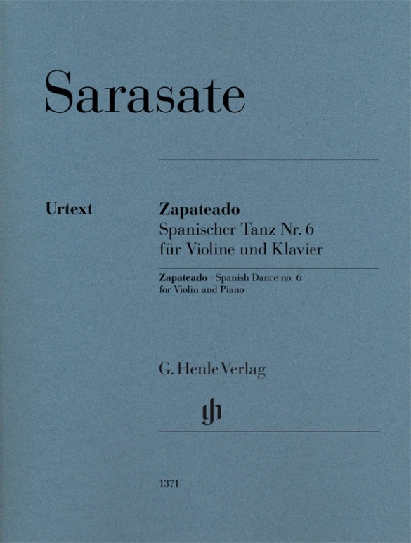 HENLE VERLAG SARASATE PABLO - ZAPATEADO DANSE ESPAGNOLE N.6 - VIOLON & PIANO 