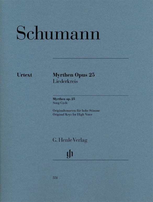 HENLE VERLAG SCHUMANN ROBERT - MYRTHEN OP.25 