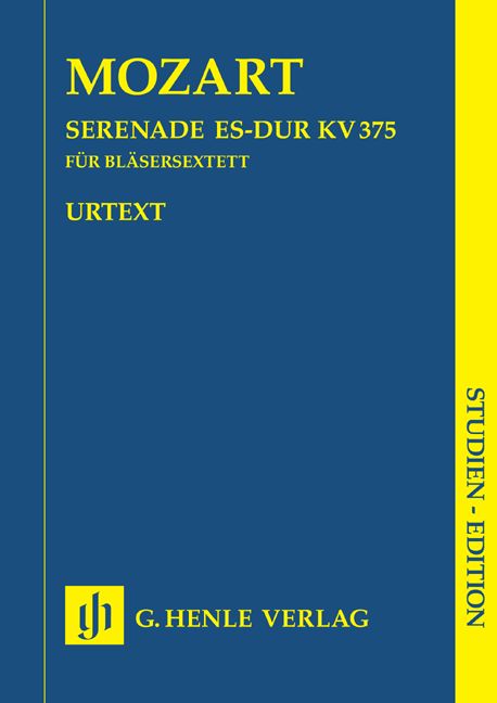 HENLE VERLAG MOZART W.A. - SERENADE IN EB MAJOR K. 375