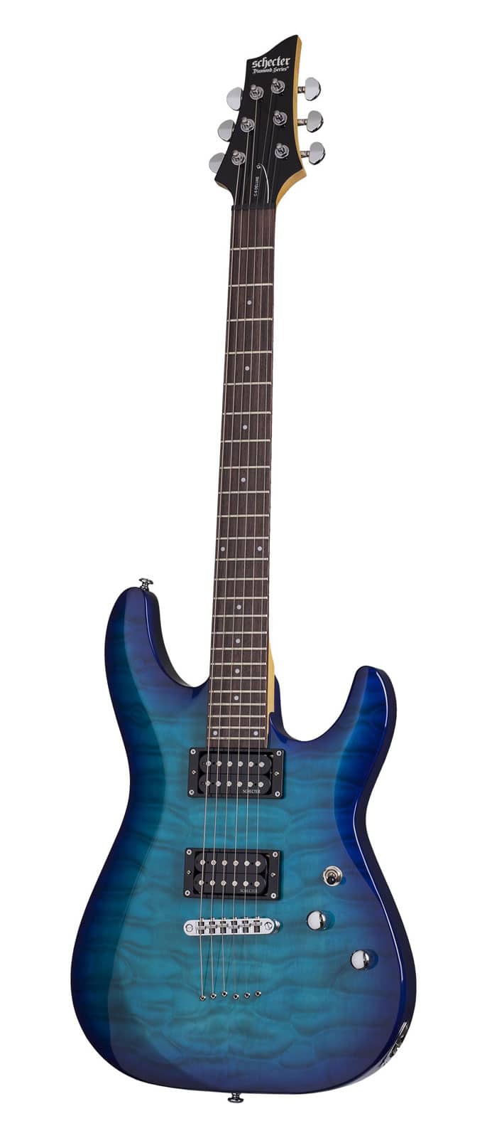 SCHECTER C-6 PLUS OCEAN BLUE BURST