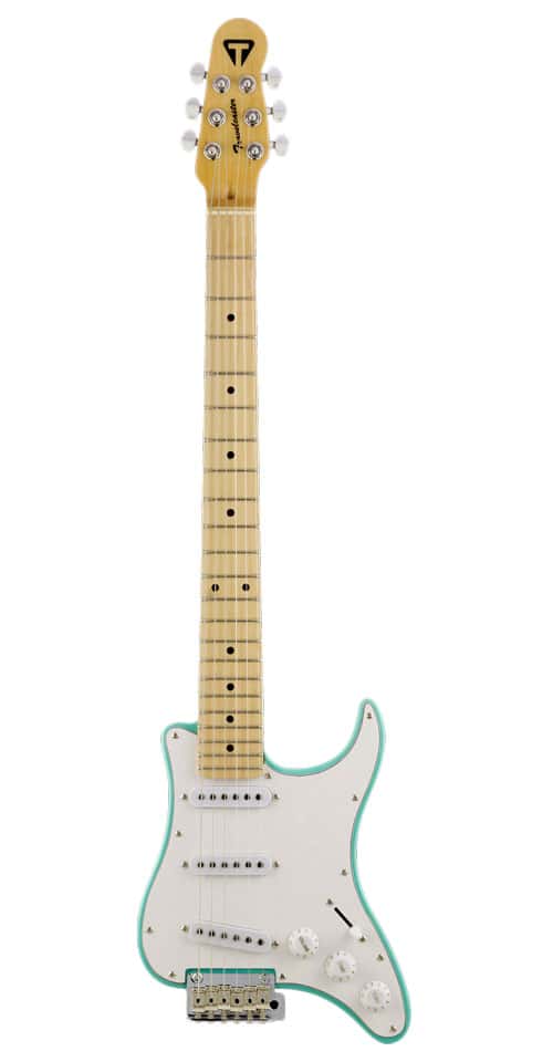 TRAVELER GUITAR GUITARE DE VOYAGE TYPE STRATOCASTER - SURF GREEN