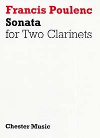 CHESTER MUSIC POULENC F. - SONATA - 2 CLARINETTES