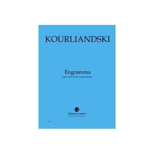 JOBERT KOURLIANDSKI DMITRI - ENGRAMMA - VOIX ET 10 INSTRUMENTS