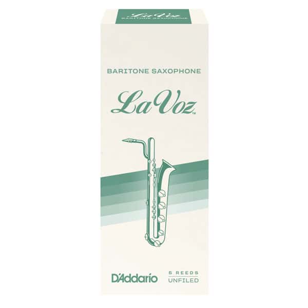 D'ADDARIO - RICO RLC05MH - LA VOZ BARITON MEDIUM HARD BOX OF 5