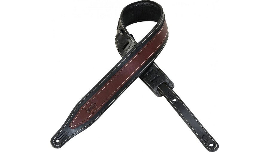 LEVY'S 6.4 CM LEATHER WITH BLACK FOAM INSERT SEAMS
