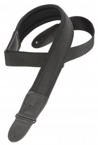 LEVY'S BLACK NEOPRENE 6.35 CM