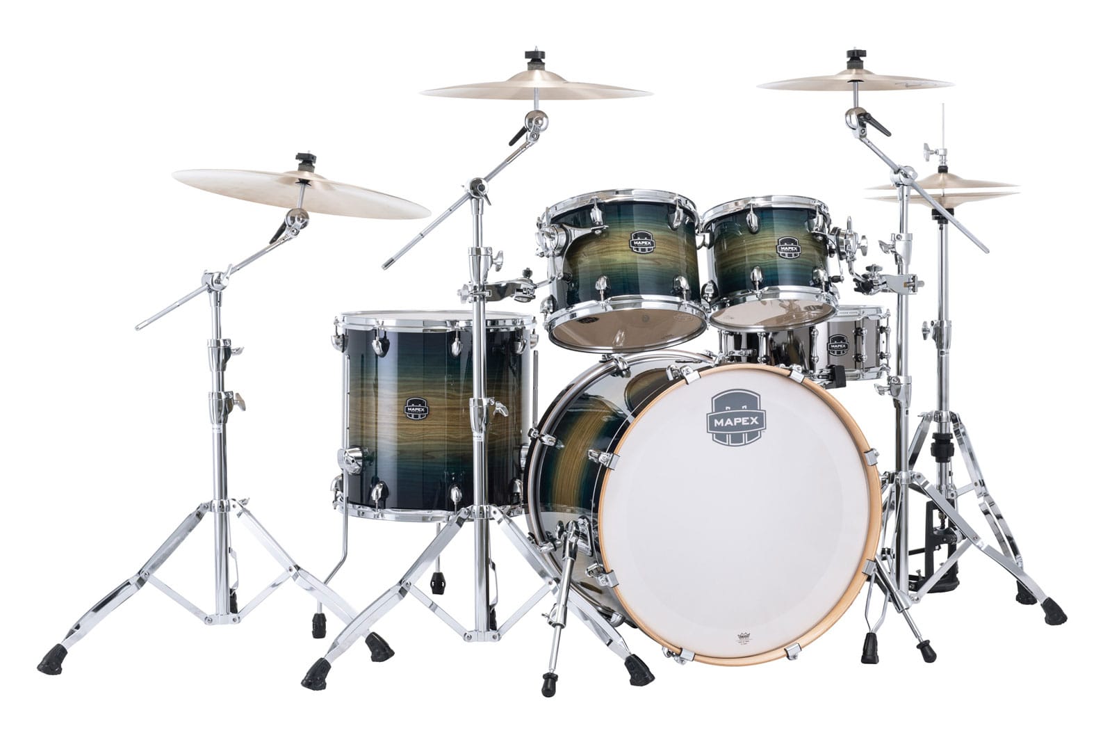 MAPEX ARMORY POP ROCK 5 DRUMS RAIN FOREST BUR