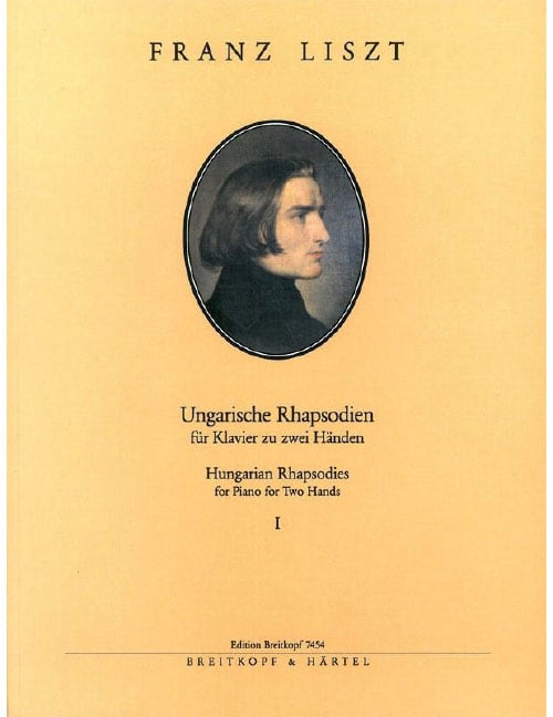 EDITION BREITKOPF LISZT FRANZ - UNGARISCHE RHAPSODIEN NR. 1-7 - PIANO