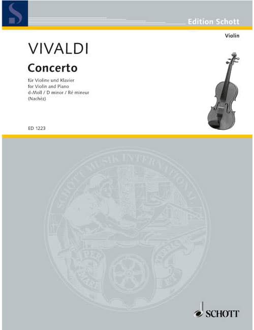 SCHOTT VIVALDI CONCERTO D-MOLL (NACHEZ)